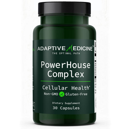 PowerHouse Complex with CoQ10, PQQ, ALA and L-Ergothioneine -- Adaptive Medicine